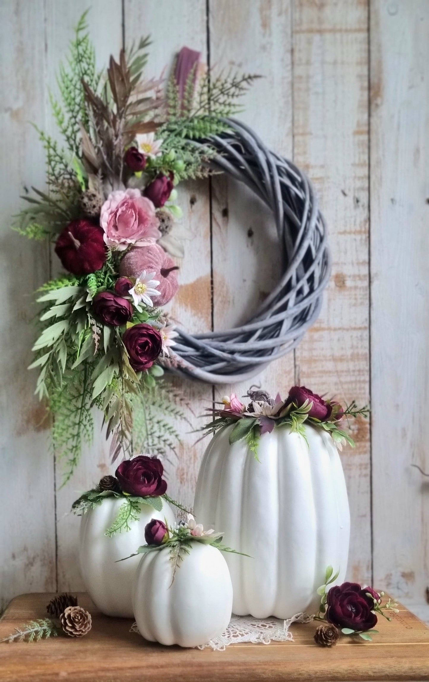 Autumn Pumpkin Wreath