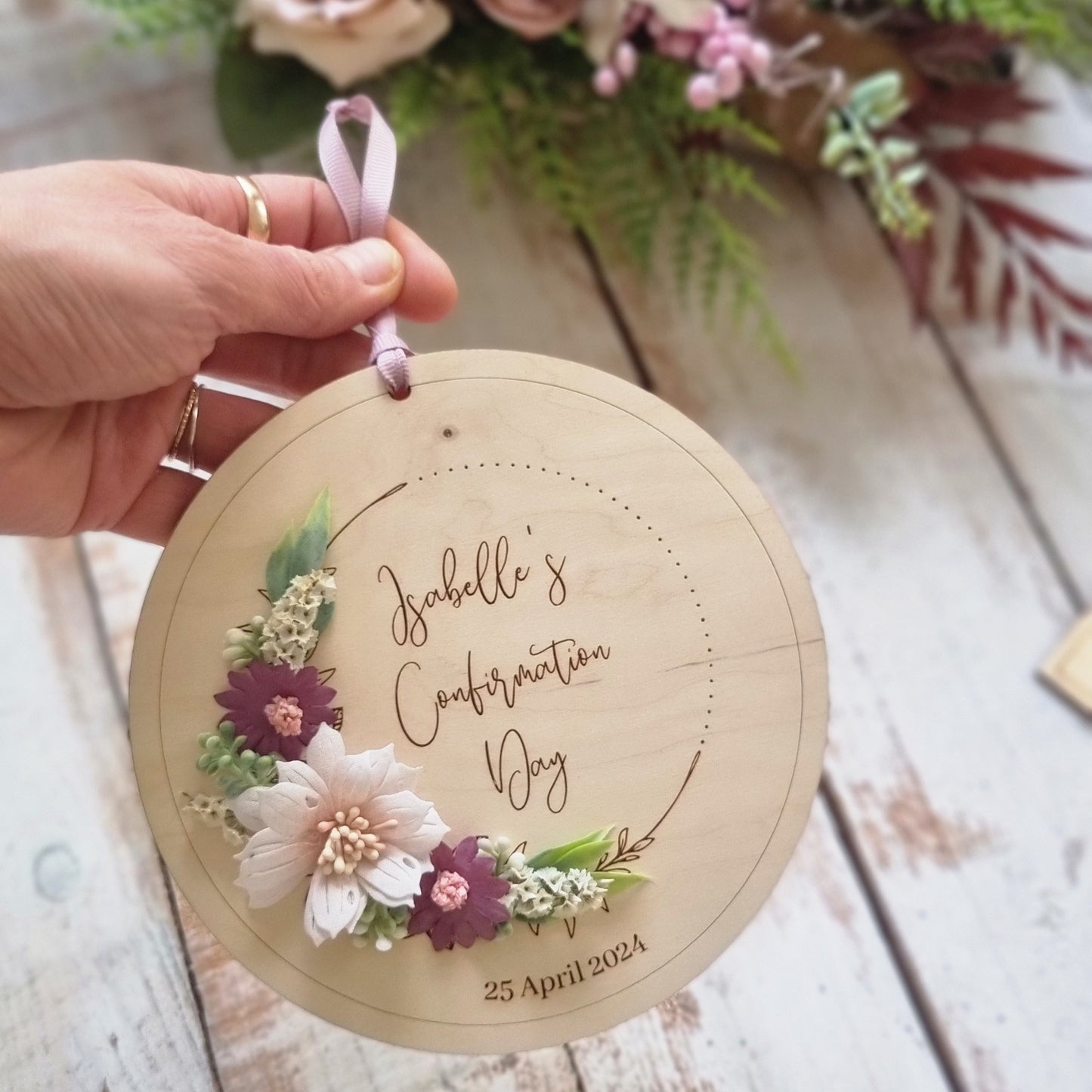 Personalised Confirmation Plaque