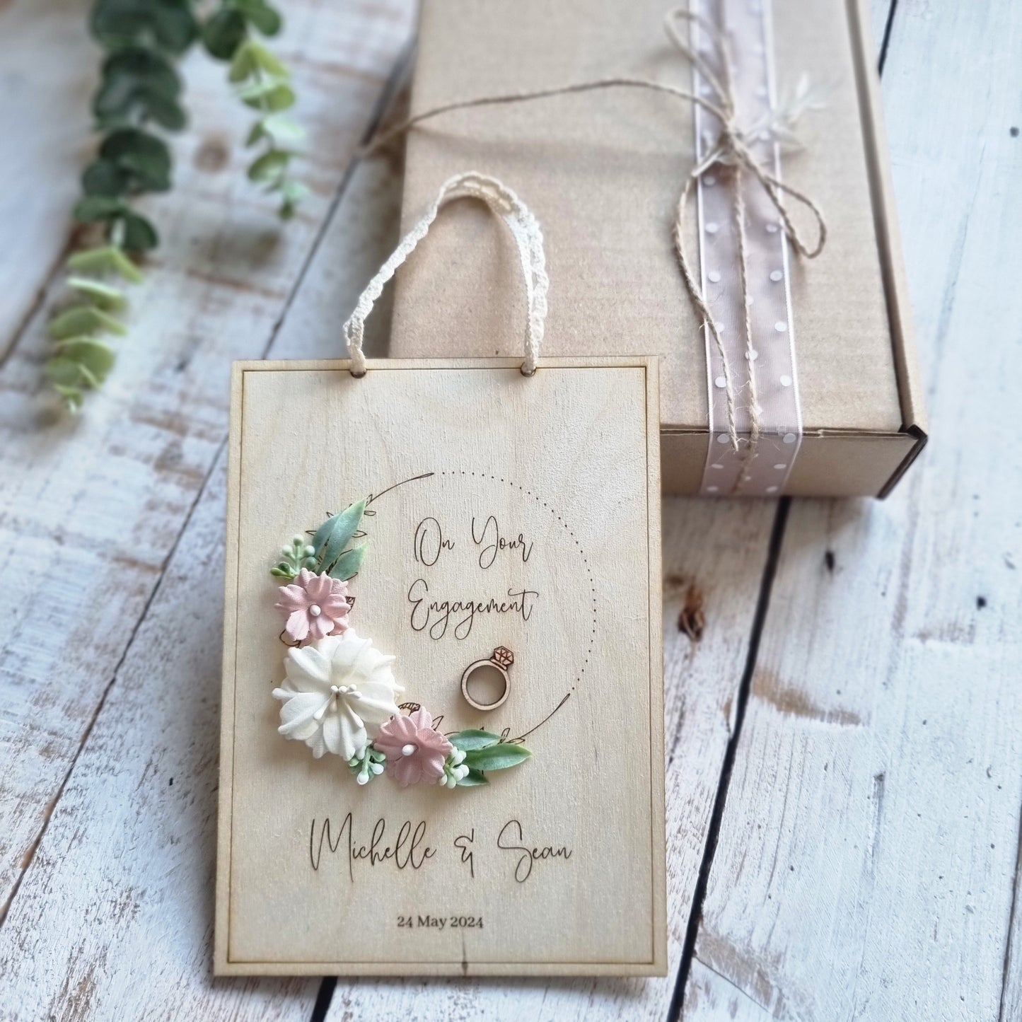 Engagement Plaque