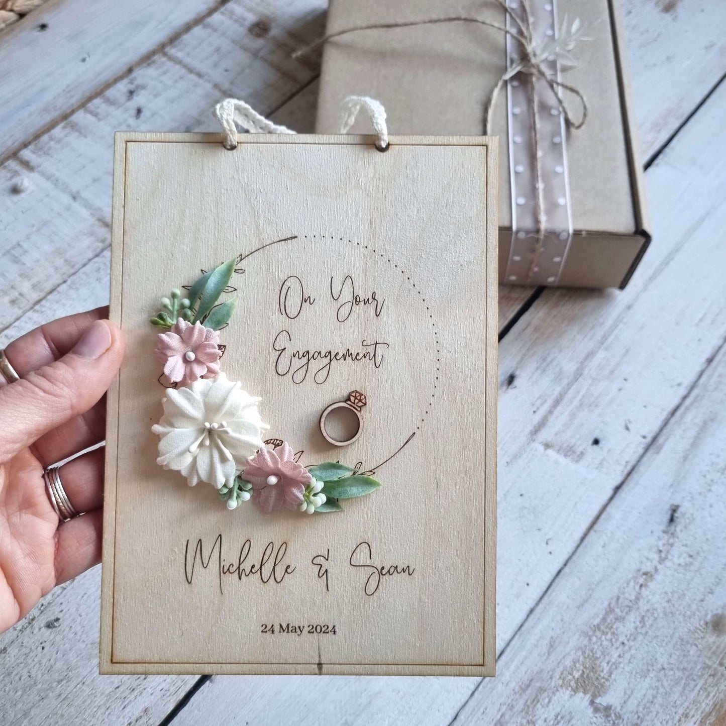 Engagement Plaque