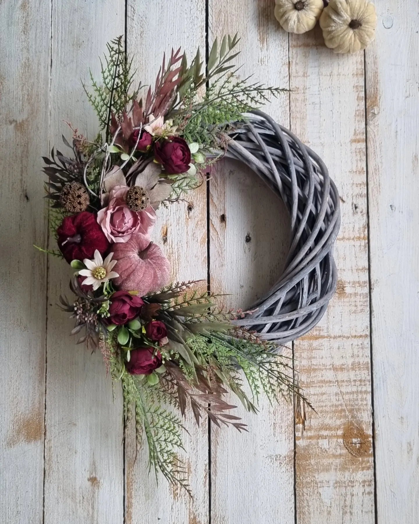 Autumn Pumpkin Wreath