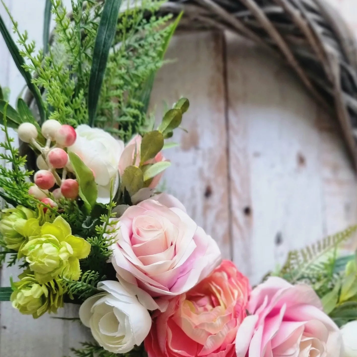 Summer Coral Wreath