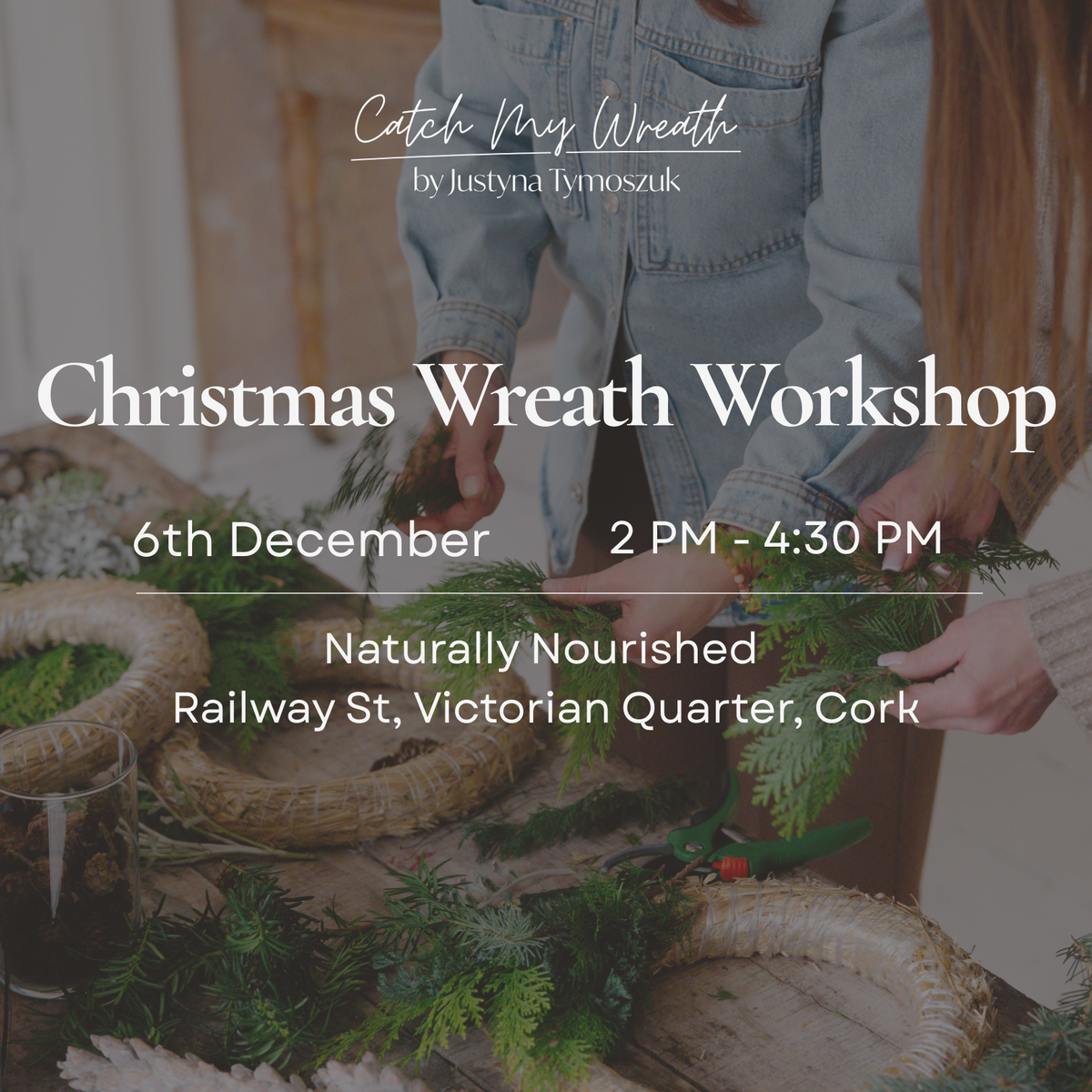 Christmas Wreath Workshop | 6 December