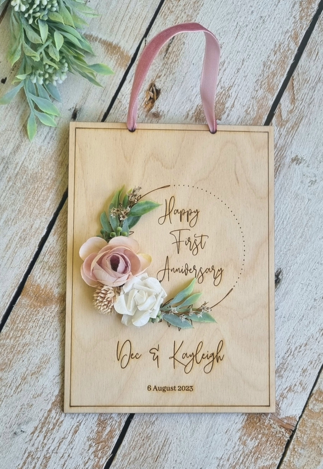 Happy Anniversary Plaque