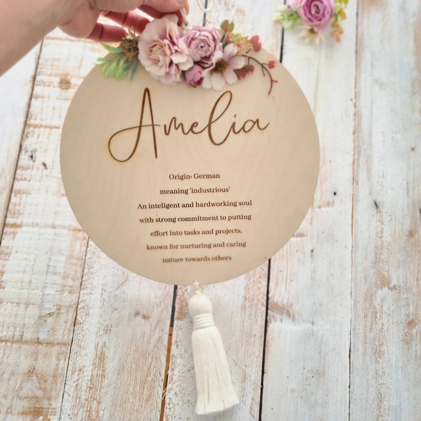 Girl Name Plaque