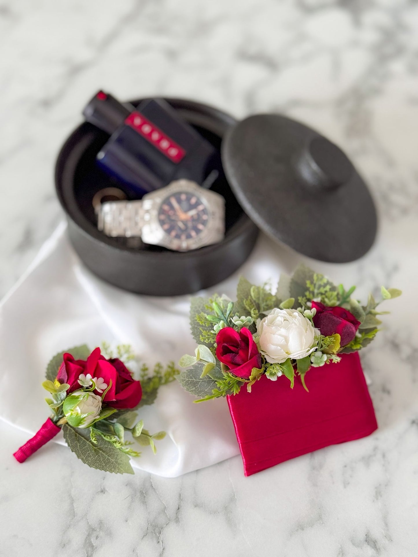Square Pocket Boutonniere
