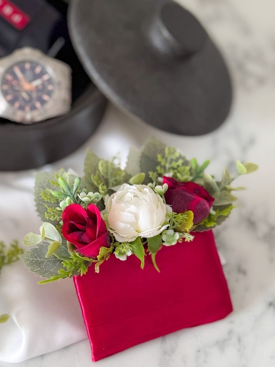 Square Pocket Boutonniere
