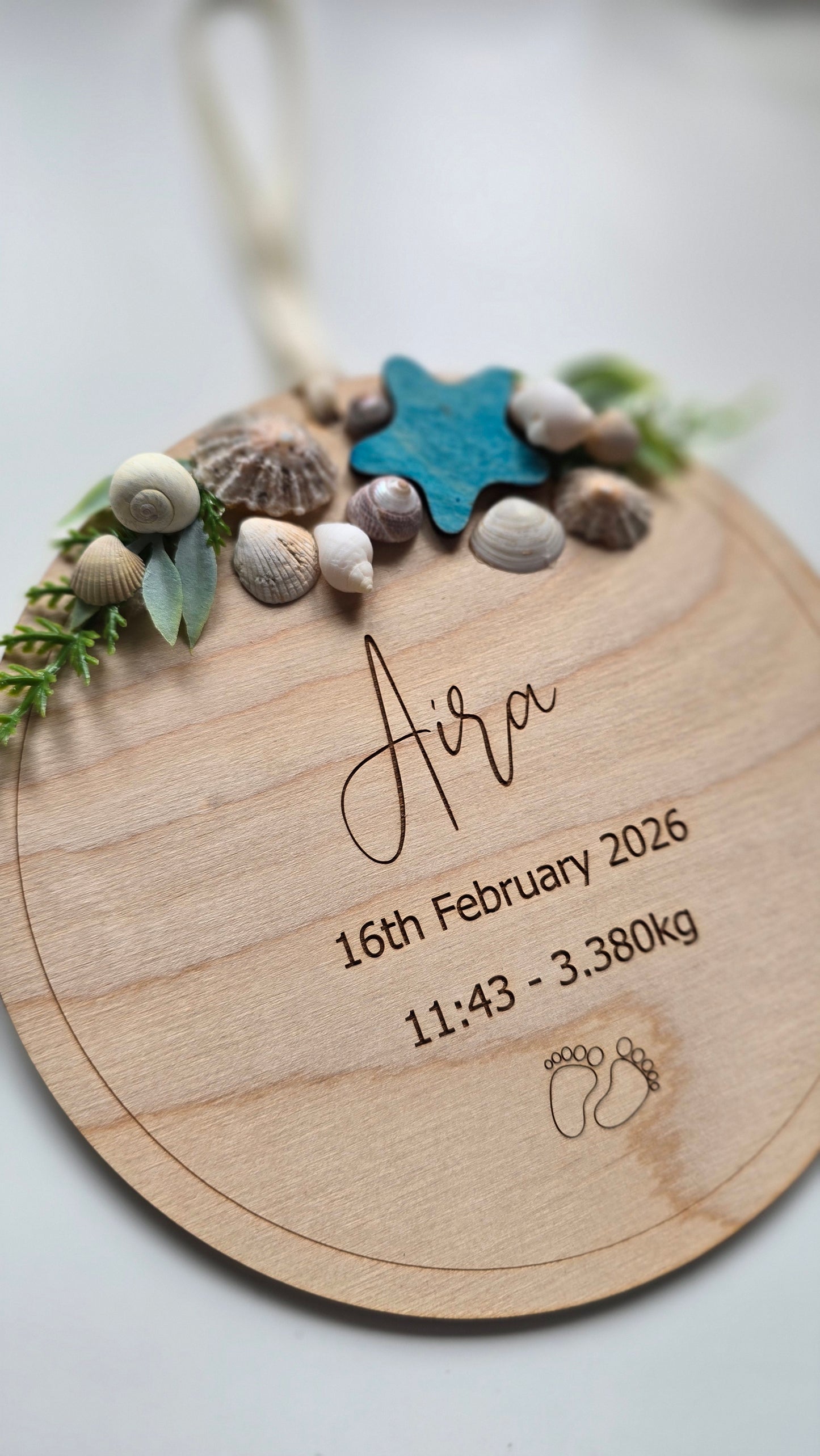 Baby Birth Announcement Plaque