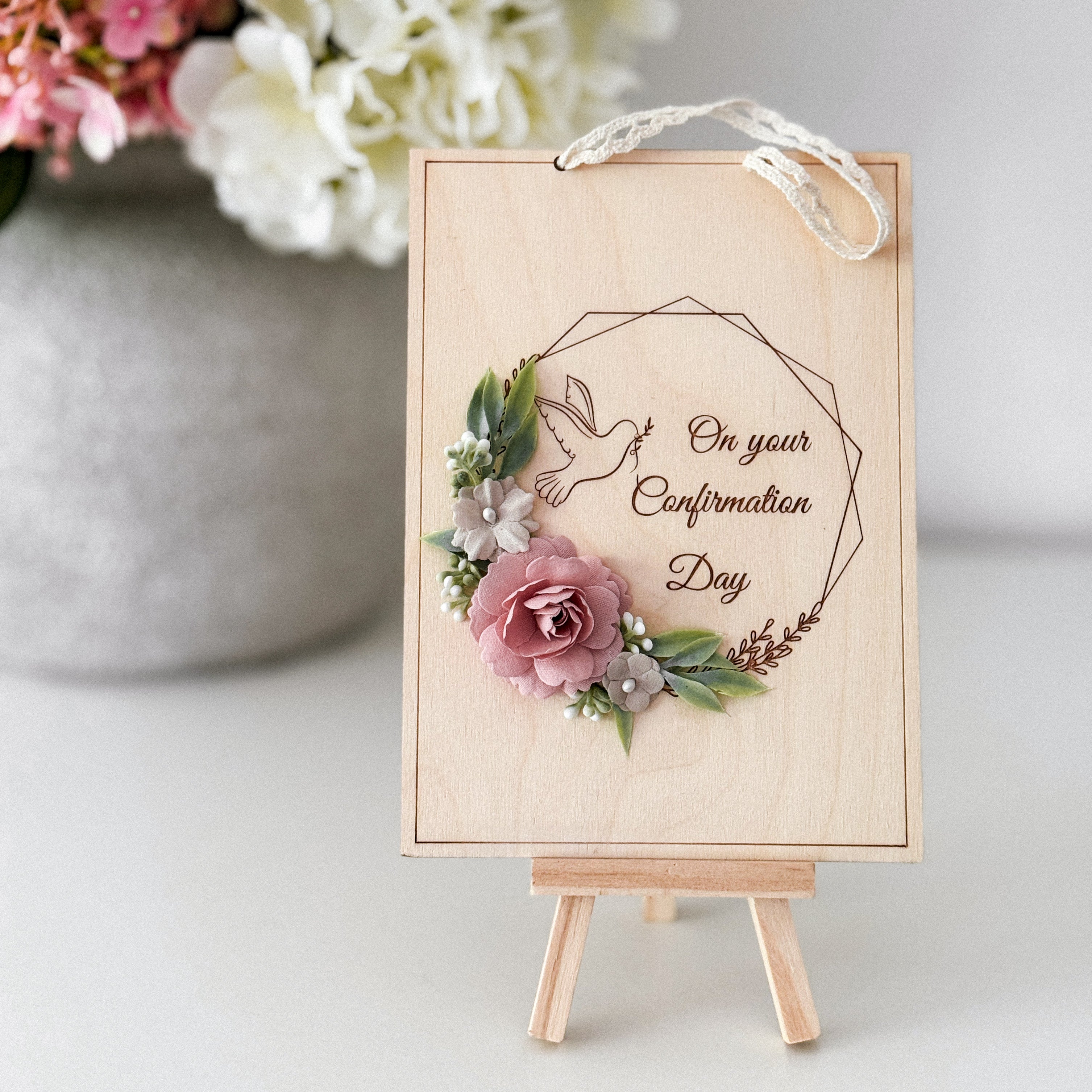 Confirmation Plaque - Personalized Wooden Keepsake Gift – Catch My Wreath