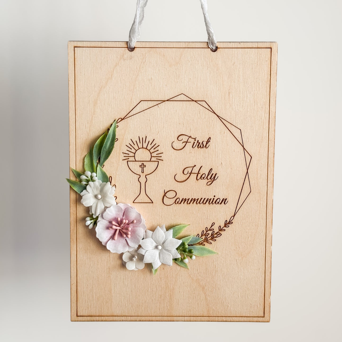 First Holy Communion Plaque - Girl