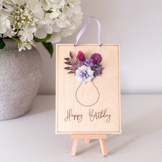 Happy Birthday Plaque