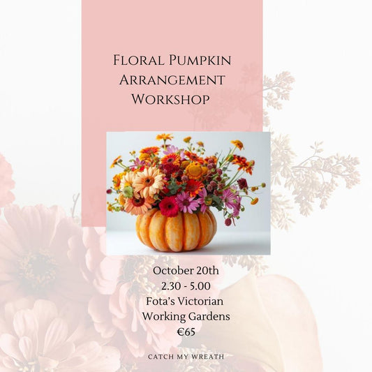 Floral Pumpkin Arrangement Workshop