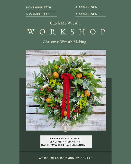 Fresh Christmas Wreath Workshop