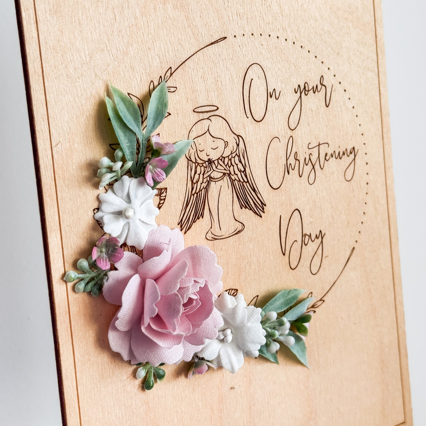 Christening Plaque Girl