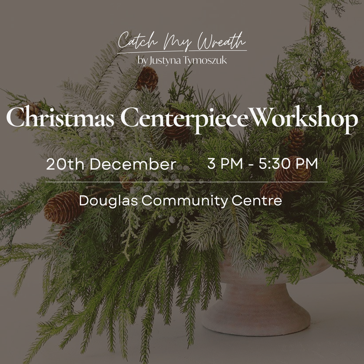 Christmas Centrepiece Workshop | 20 December