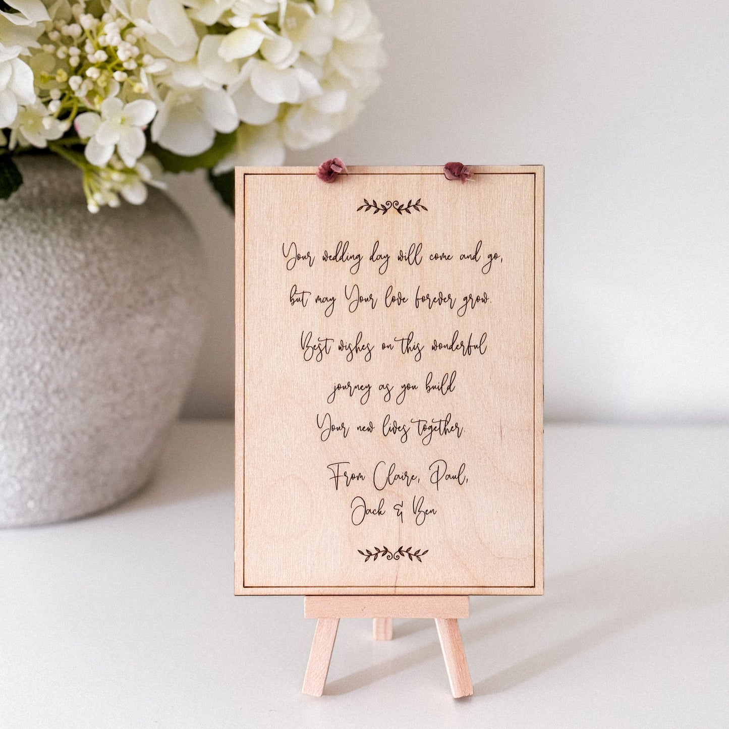 Wedding Plaque