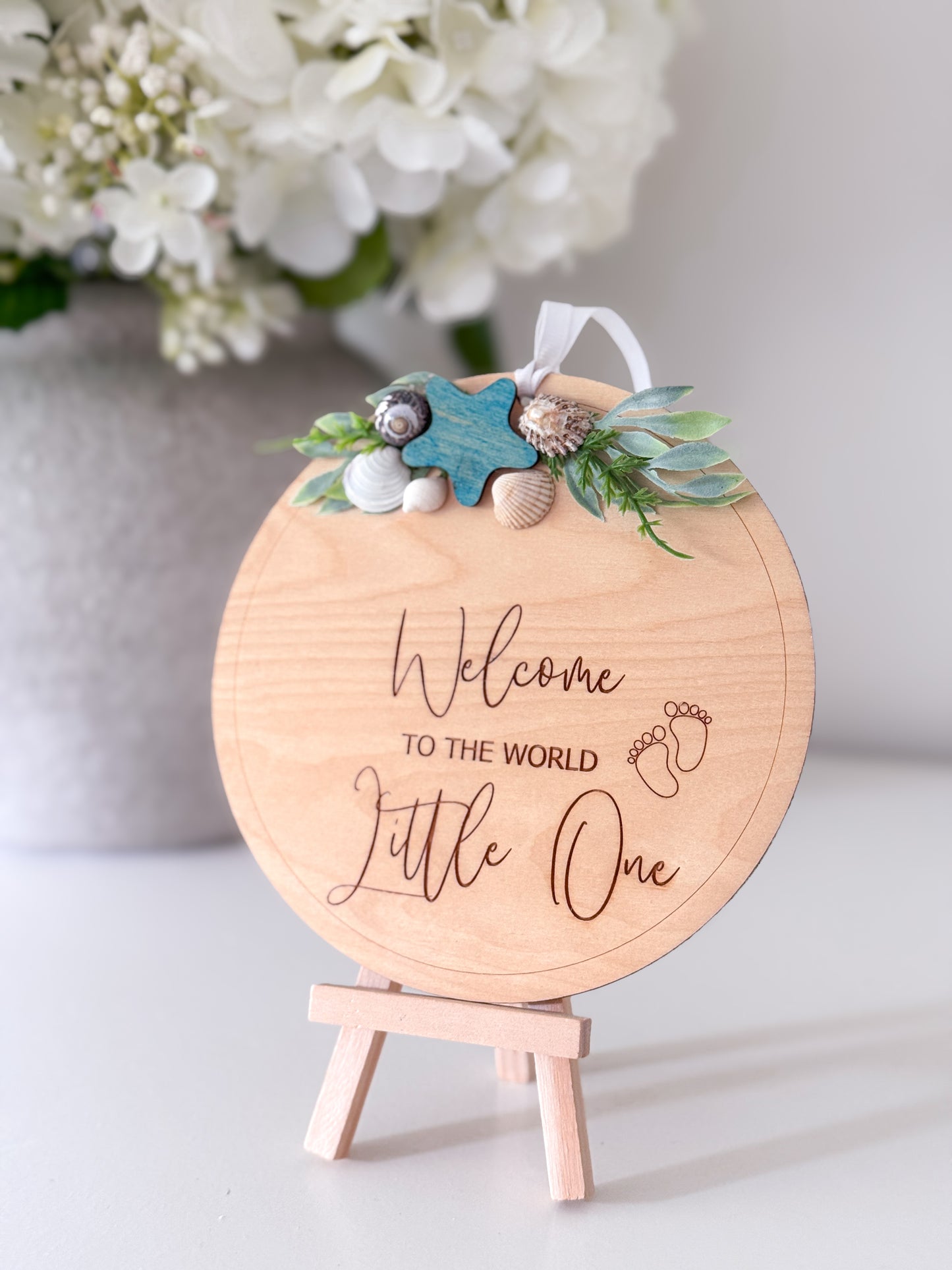 Welcome Little One Plaque