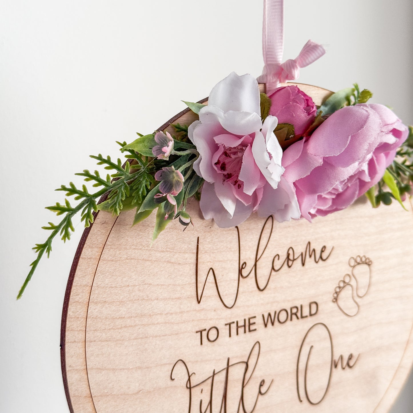 Welcome Little One Plaque