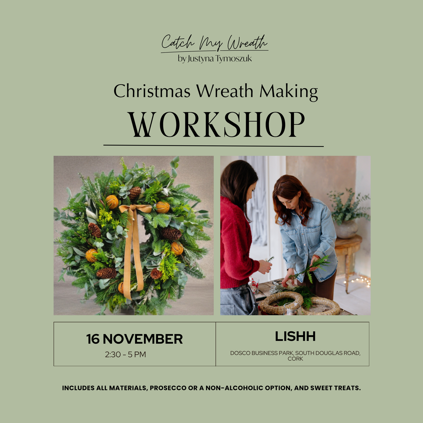 Christmas Wreath Workshop 16th Of November