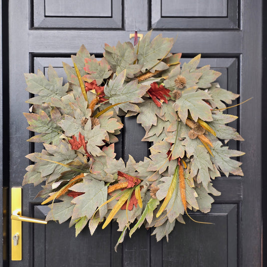 Autumn Maple leave wreath