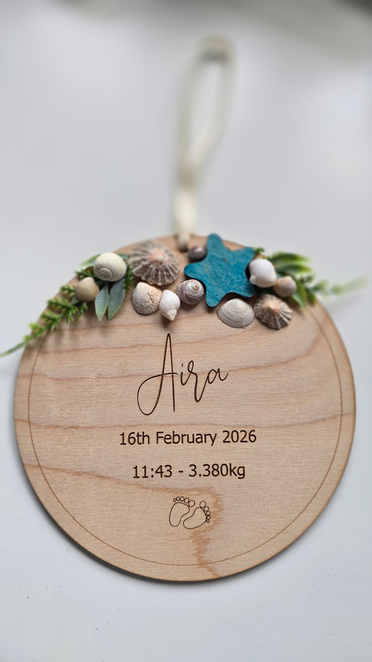 Baby Birth Announcement Plaque